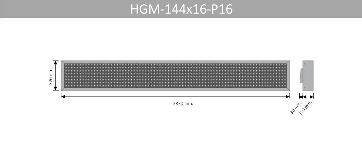 HGM 144X16 P16