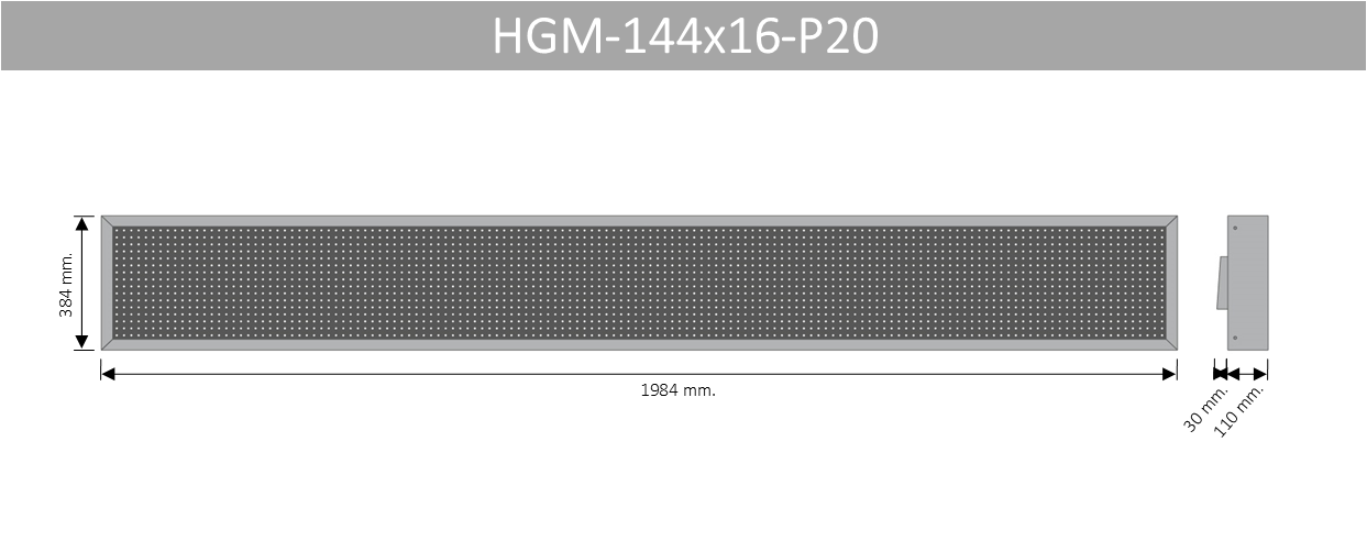 HGM 144X16 P20