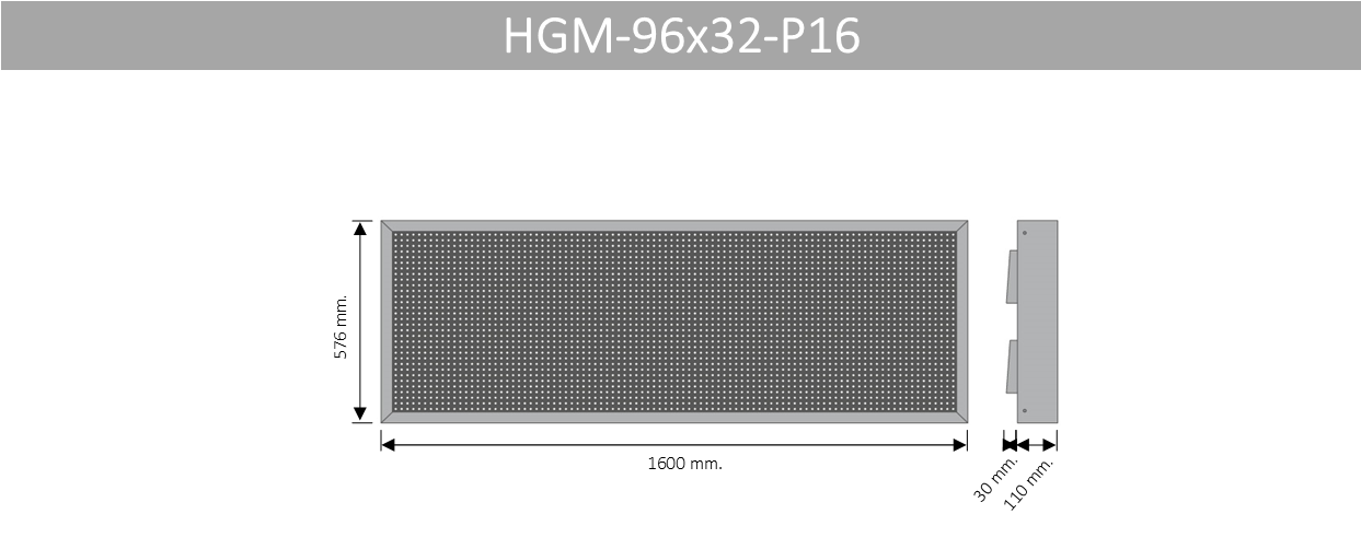 HGM 96X32 P16