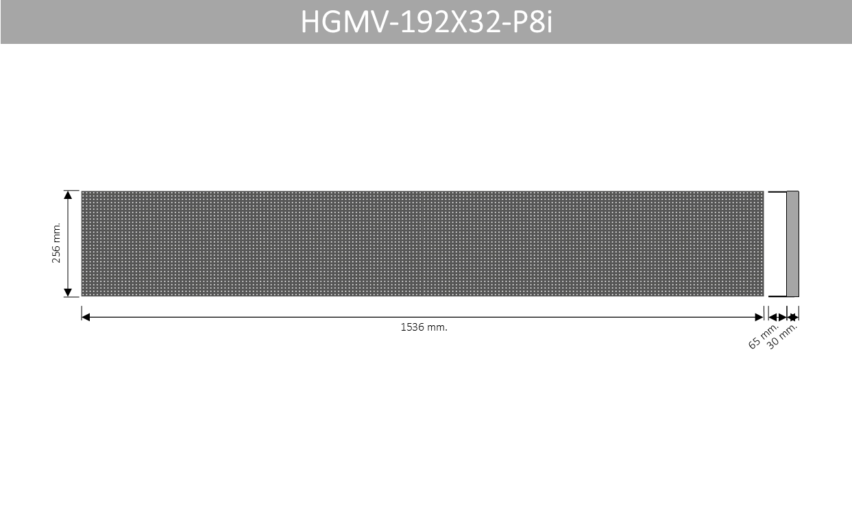 HGMV 192X32 P8i