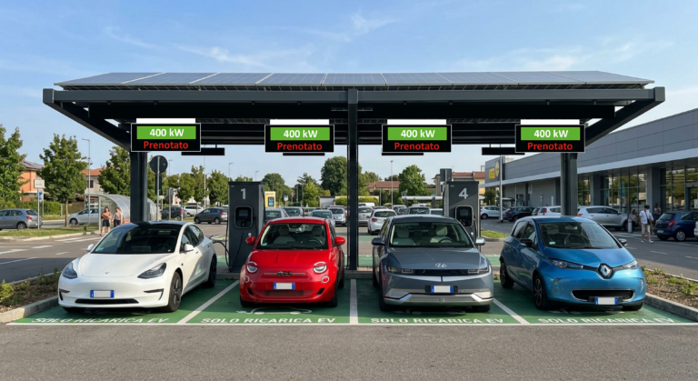EV LED display per singolo stallo